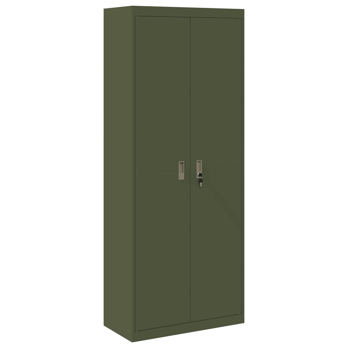 Storage Cabinet Olive Green 80 x 40 x200 cm Steel