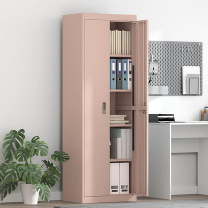 Storage Cabinet Pink 60 x 40 x180 cm Steel