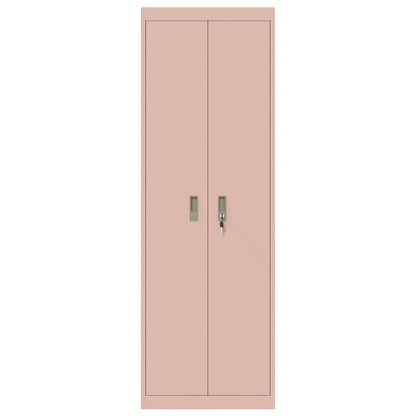Storage Cabinet Pink 60 x 40 x180 cm Steel