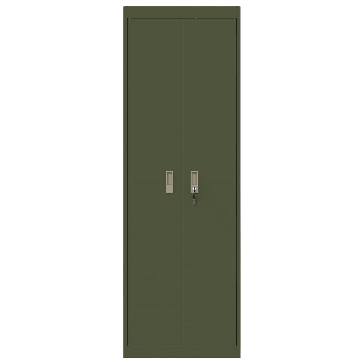 Storage Cabinet Olive Green 60 x 40 x180 cm Steel