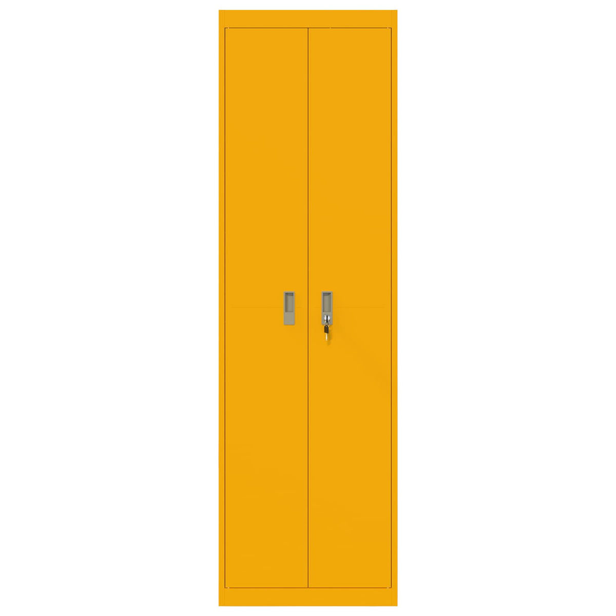 Storage Cabinet Mustard Yellow 60 x 40 x200 cm Steel