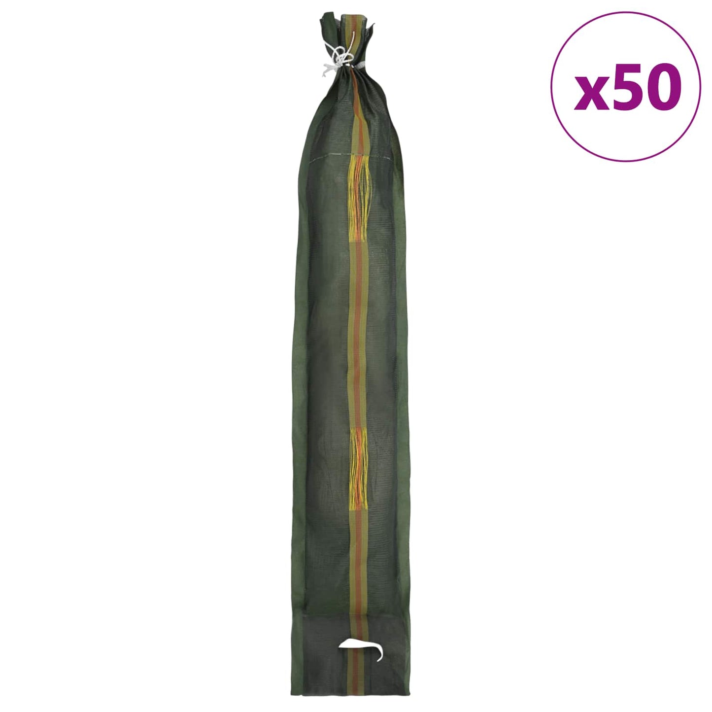 Sandbags 50 pcs Dark Green 120 x 27 cm HDPE