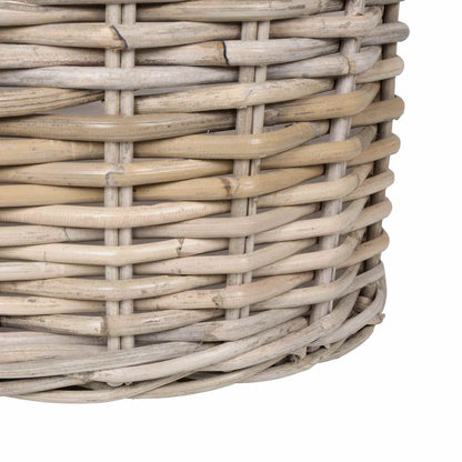 Planter Basket with Storage 2 pcs Grey