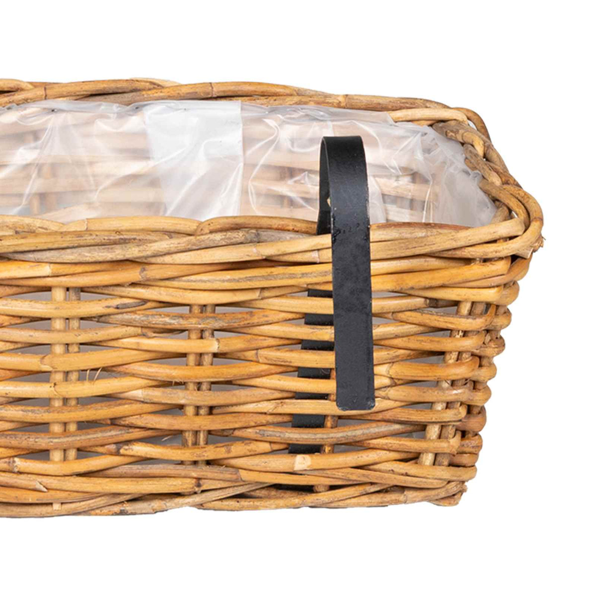 Hanging Planter Basket GENDT 2 pcs Natural Brown Kubu Rattan