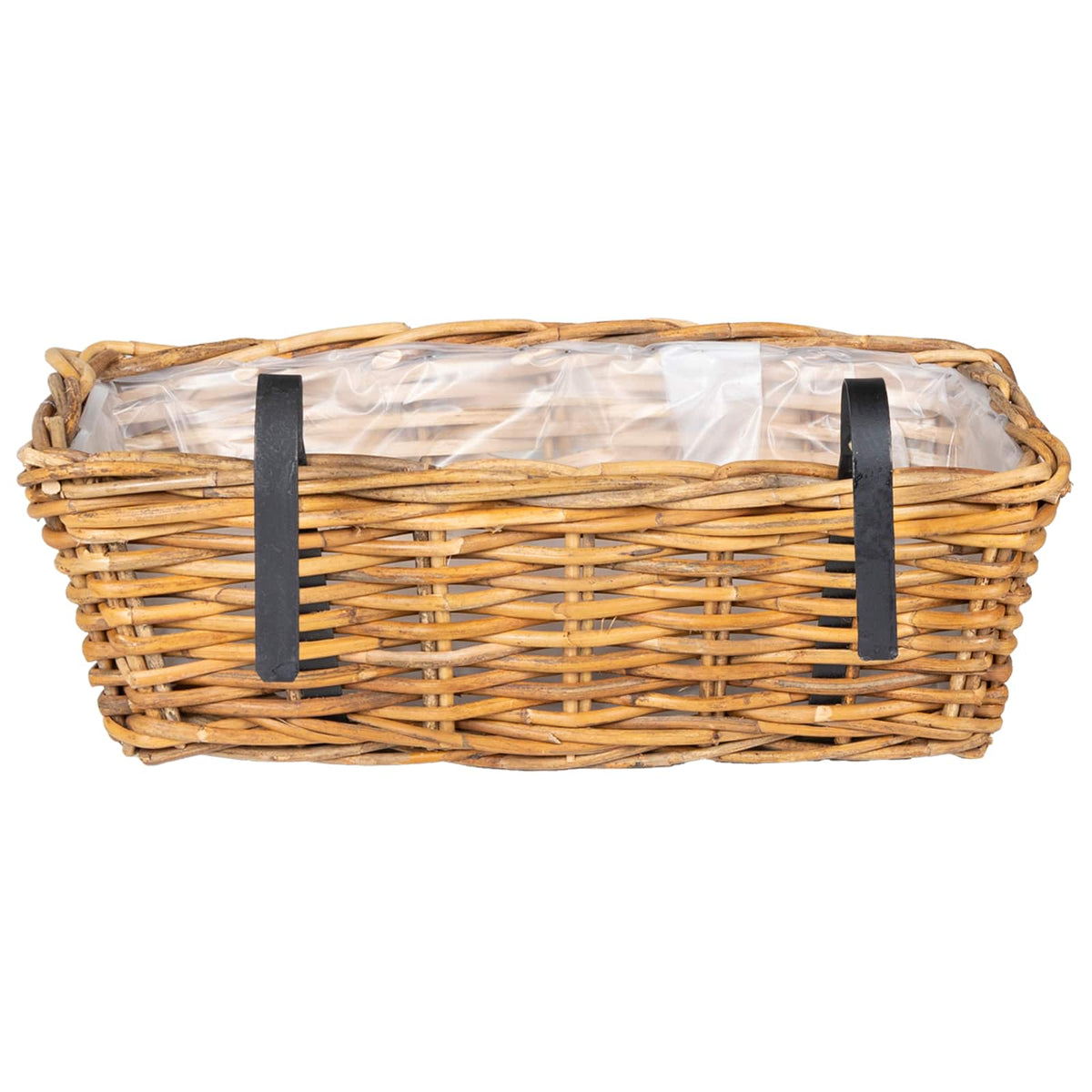 Hanging Planter Basket GENDT 2 pcs Natural Brown Kubu Rattan