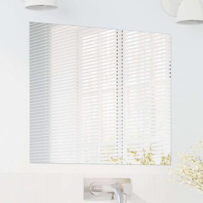 Wall Mirror Square 23.62 x 23.62 in Tempered Glass