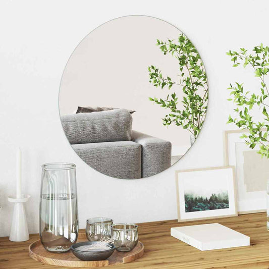 Wall Mirror Round Ø 50 cm Tempered Glass