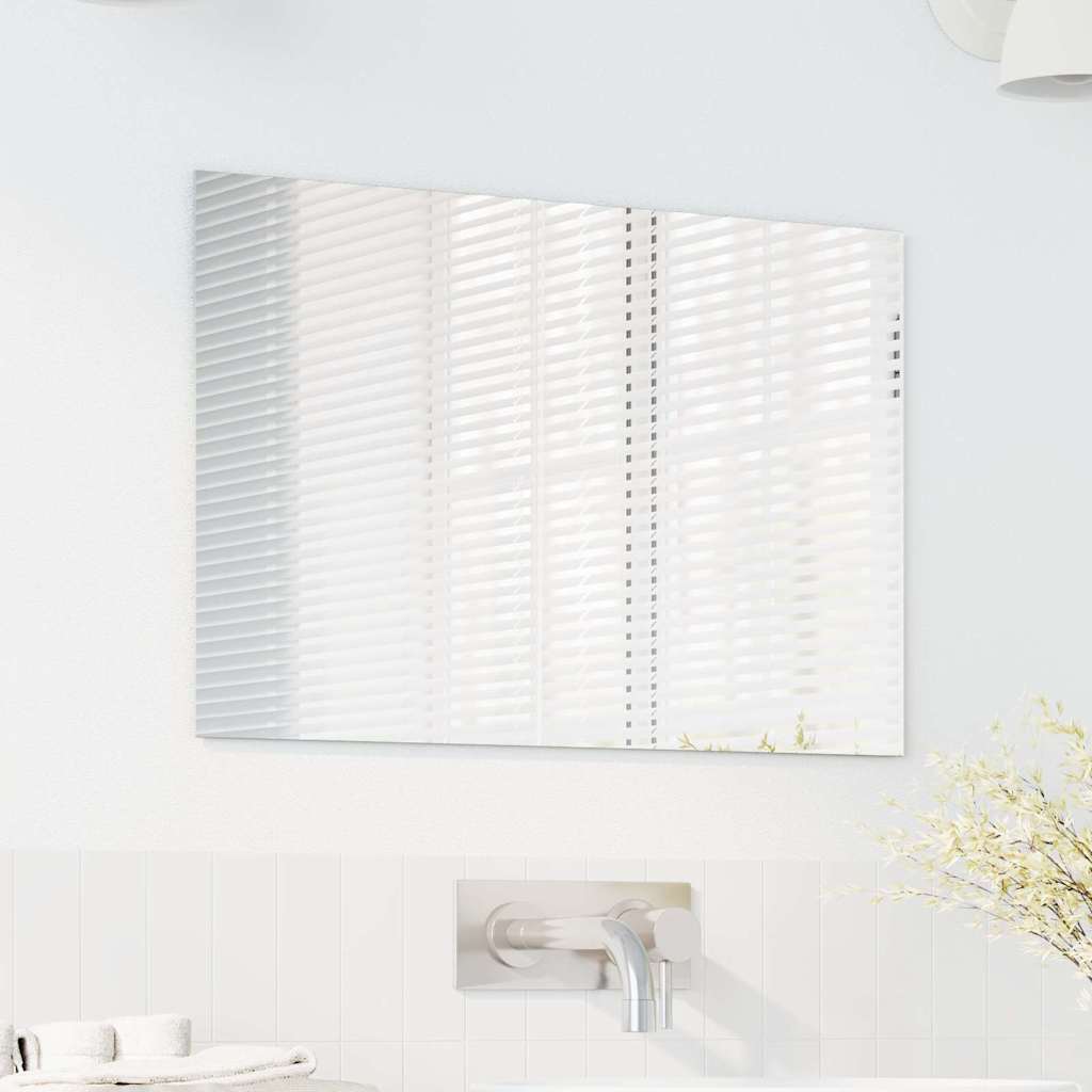 Wall Mirror Rectangular 40 x 60 cm Tempered Glass