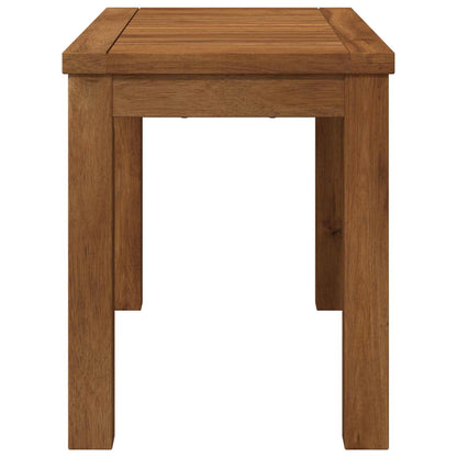 Coffee Table Natural 60.5 x 30 x 36 cm Solid Acacia Wood