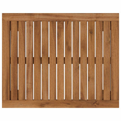 Coffee Table Natural 50 x 60.5 x 36 cm Solid Acacia Wood