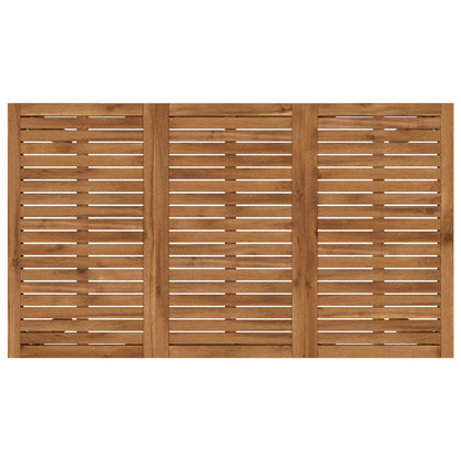 Garden Dinner Table Natural 141 x 80.5 x 75 cm
