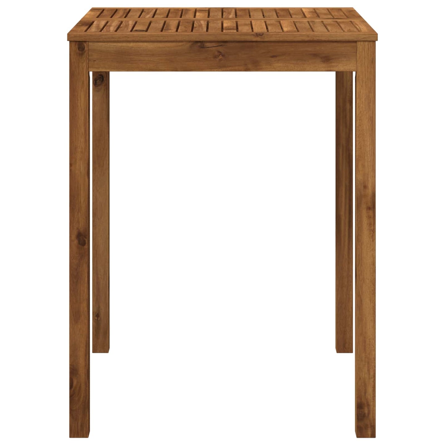 Garden Bar Table Natural 80 x 80.5 x 105 cm Solid Acacia Wood