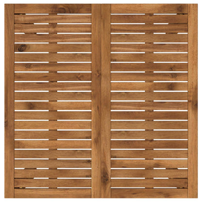 Garden Bar Table Natural 80 x 80.5 x 105 cm Solid Acacia Wood