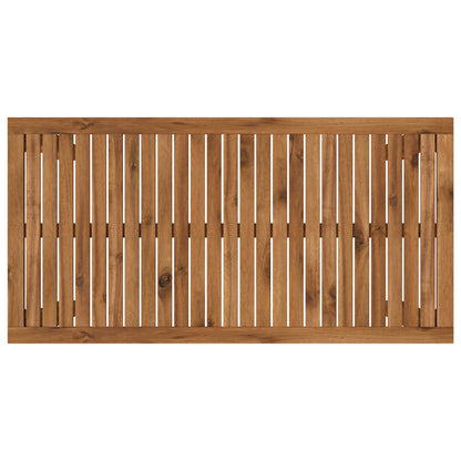 Garden Bar Table Natural 108.5 x 55 x 105 cm Solid Acacia Wood