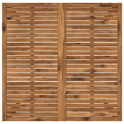 Garden Bar Table Natural 110 x 108.5 x 105 cm Solid Acacia Wood