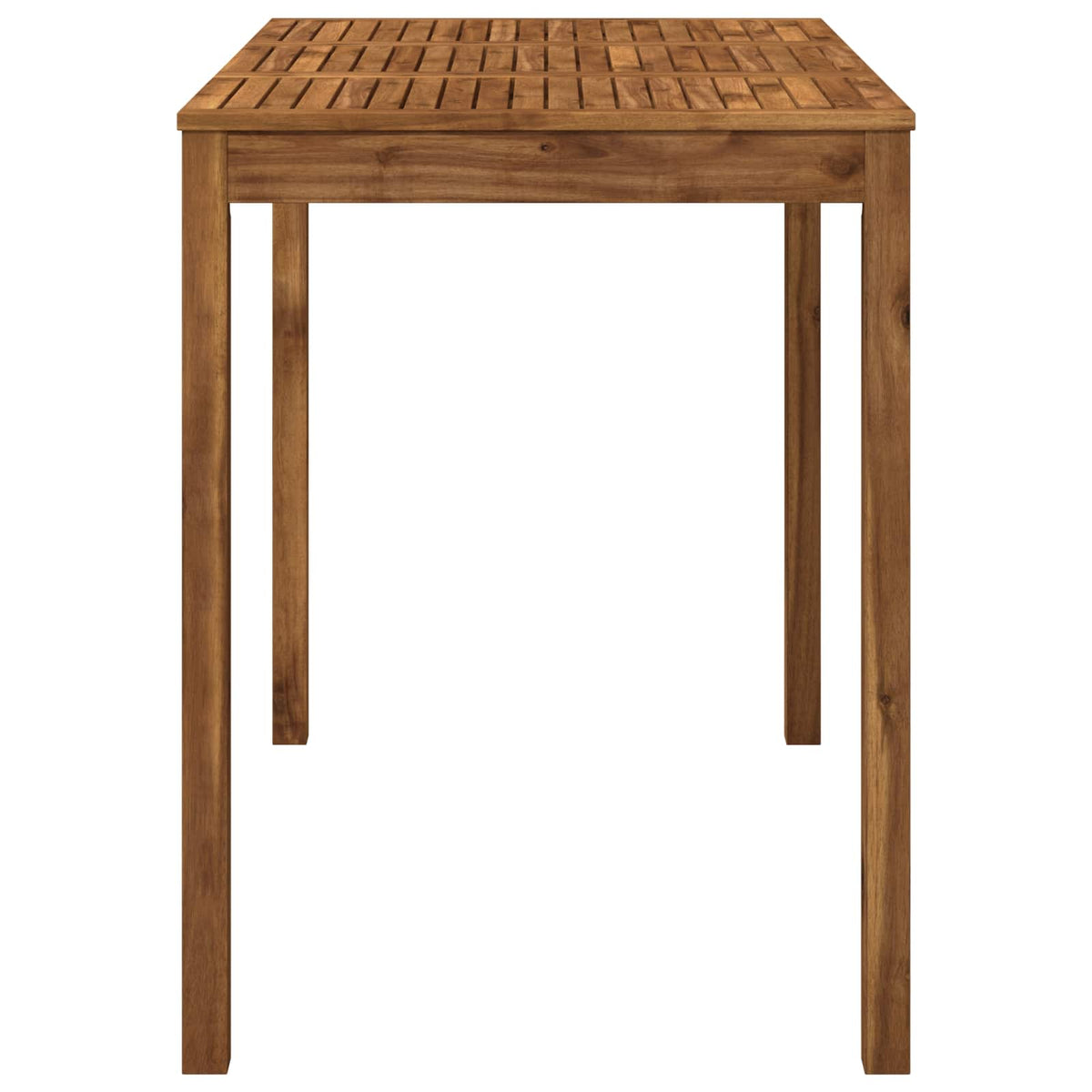 Garden Bar Table Natural 141 x 80.5 x 105 cm Solid Acacia Wood