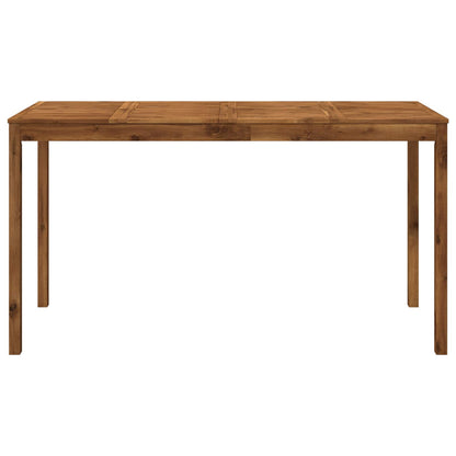 Garden Bar Table Natural 196 x 80.5 x 105 cm Solid Acacia Wood