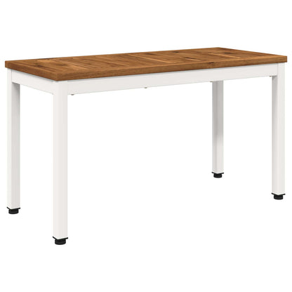 Garden Bench 80.5 x 35 x 45 cm Solid Acacia Wood Rectangular