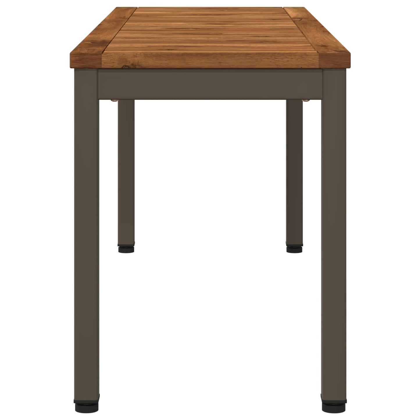 Garden Bench 108.5 x 35 x 45 cm Solid Acacia Wood Rectangular
