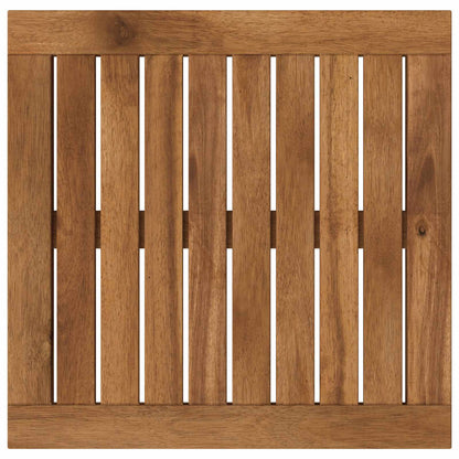 Table Top 40.5 x 40 x 2 cm Rectangular Solid Acacia Wood