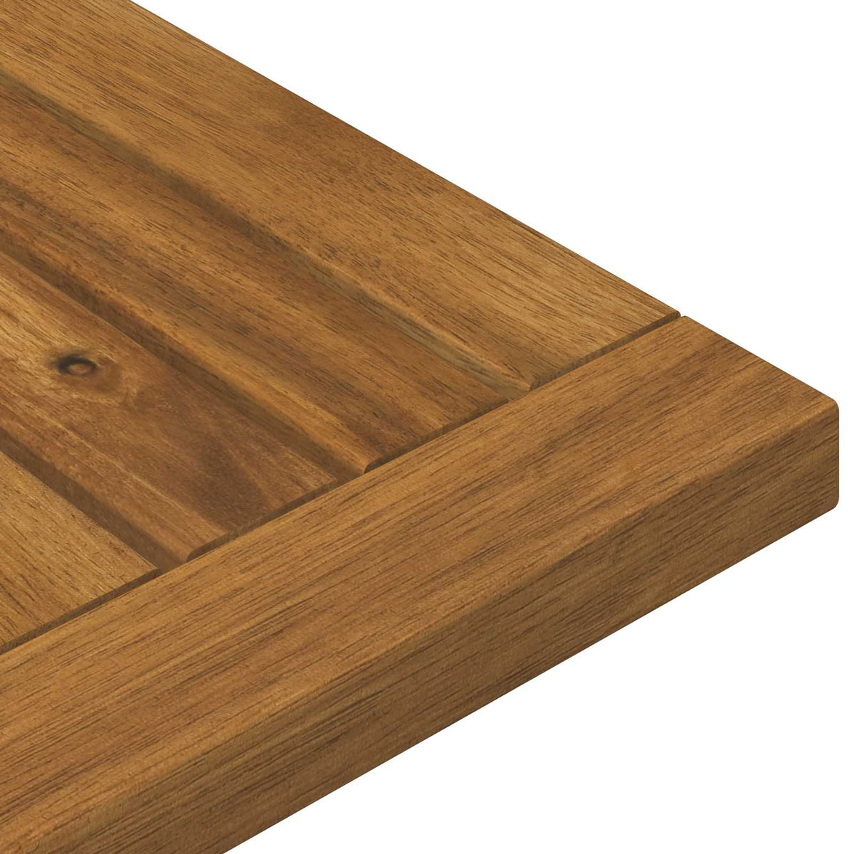Table Top 48.5 x 49 x 2 cm Rectangular Solid Acacia Wood