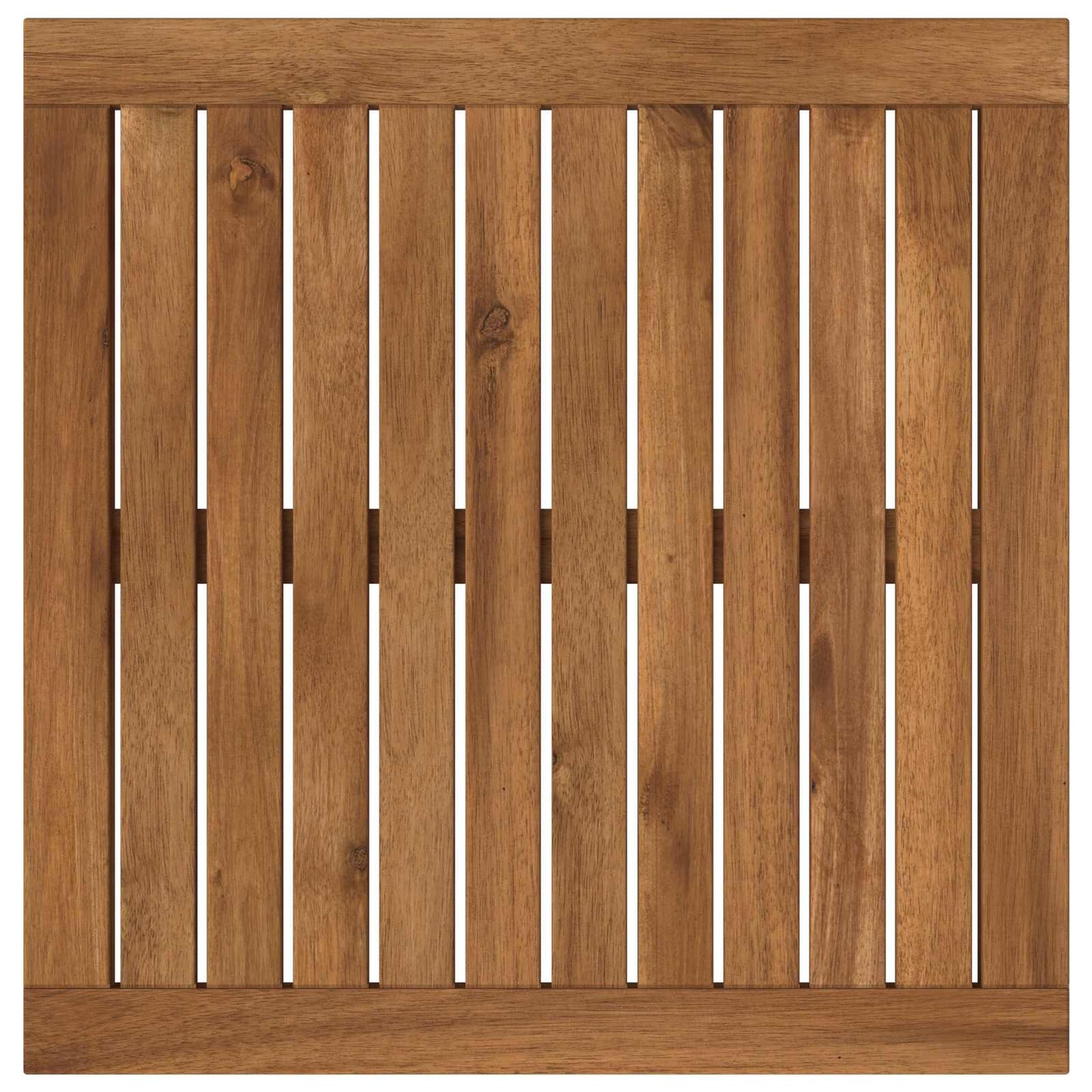 Table Top 48.5 x 49 x 2 cm Rectangular Solid Acacia Wood