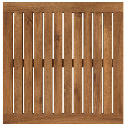 Table Top 48.5 x 49 x 2 cm Rectangular Solid Acacia Wood