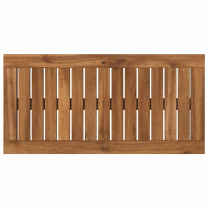 Table Top 60.5 x 30 x 2 cm Rectangular Solid Acacia Wood