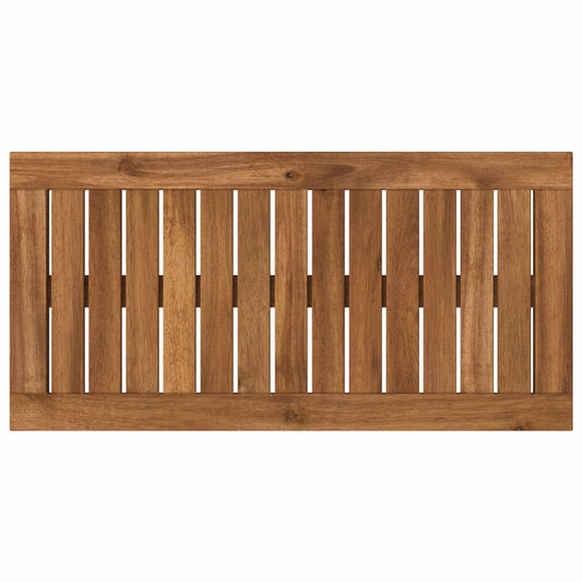 Table Top 60.5 x 30 x 2 cm Rectangular Solid Acacia Wood