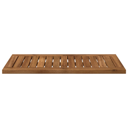 Table Top 60.5 x 30 x 2 cm Rectangular Solid Acacia Wood