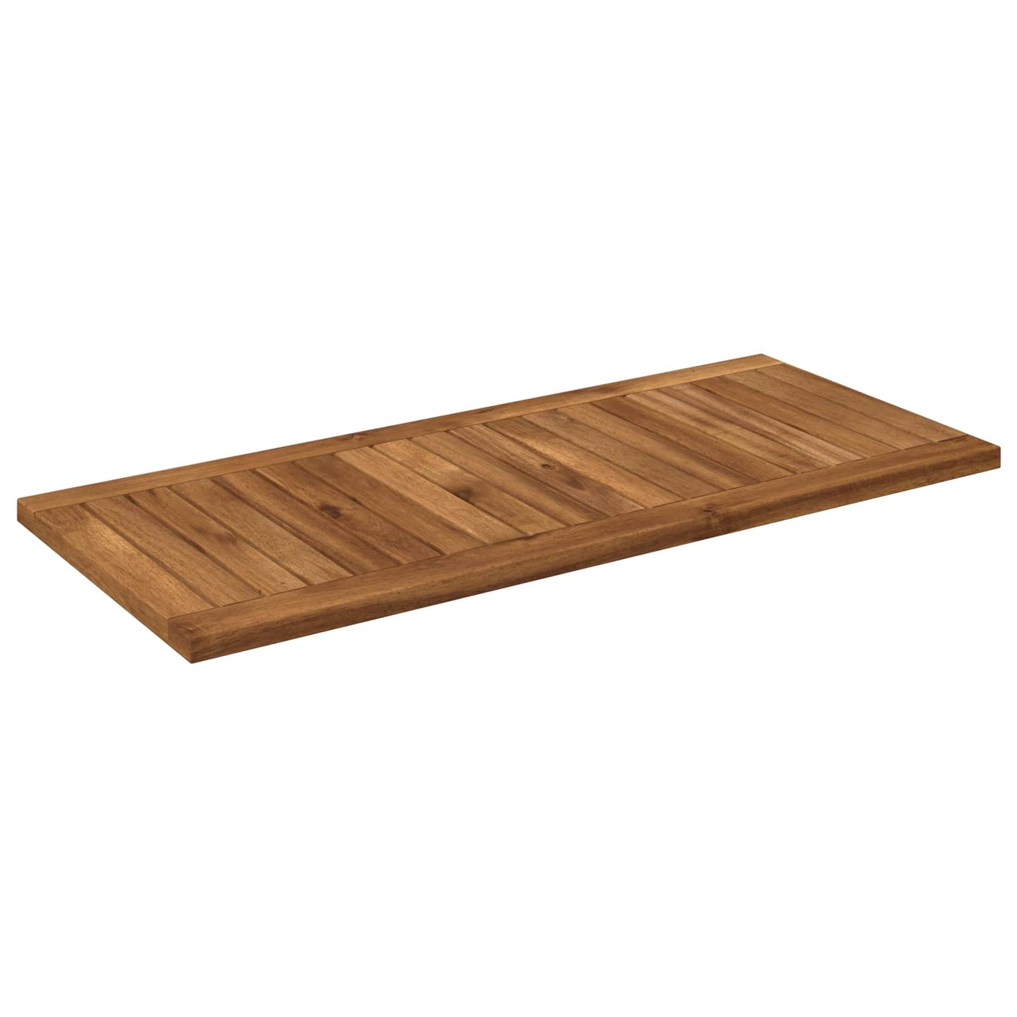Table Top 80.5 x 35 x 2 cm Rectangular Solid Acacia Wood