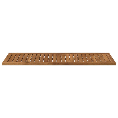 Table Top 100.5 x 35 x 2 cm Rectangular Solid Acacia Wood