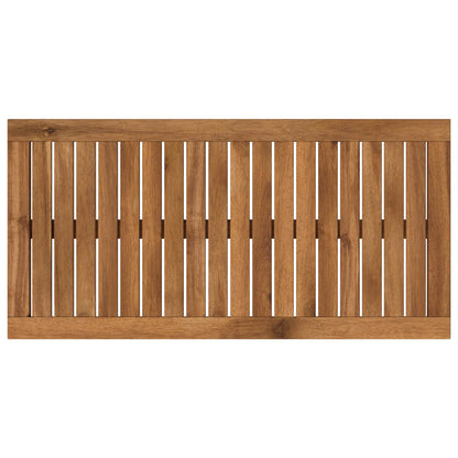 Table Top 80.5 x 40 x 2 cm Rectangular Solid Acacia Wood
