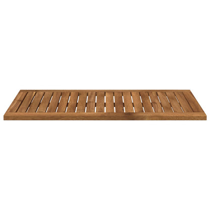 Table Top 80.5 x 40 x 2 cm Rectangular Solid Acacia Wood