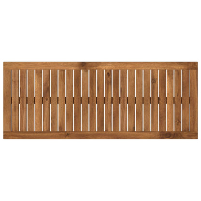 Table Top 100.5 x 40 x 2 cm Rectangular Solid Acacia Wood
