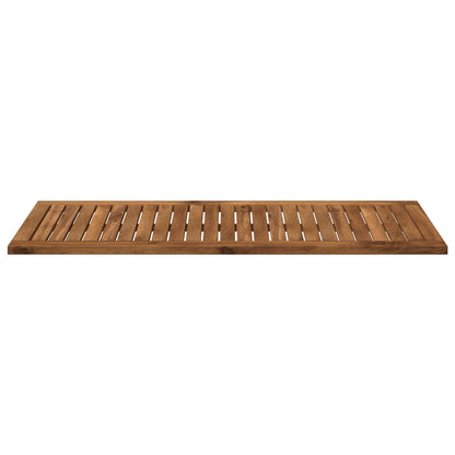 Table Top 100.5 x 40 x 2 cm Rectangular Solid Acacia Wood