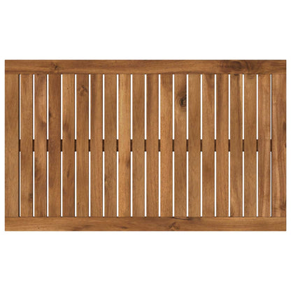 Table Top 80.5 x 49 x 2 cm Rectangular Solid Acacia Wood
