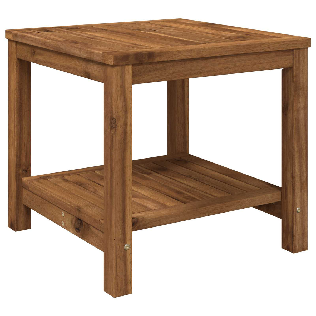 Coffee Table Natural 48.5 x 49 x 45 cm Solid Acacia Wood