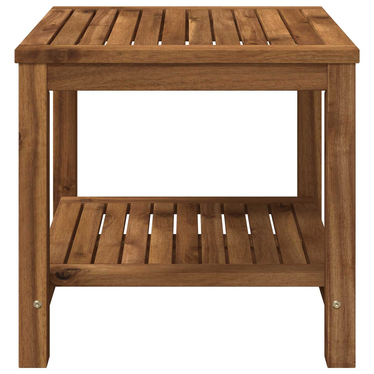 Coffee Table Natural 48.5 x 49 x 45 cm Solid Acacia Wood