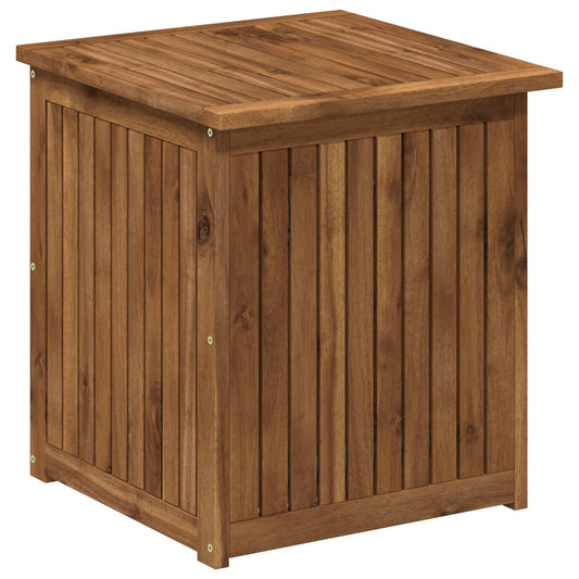 Garden Storage Box Solid Acacia Wood 48.5 x 49 x 53.5 cm
