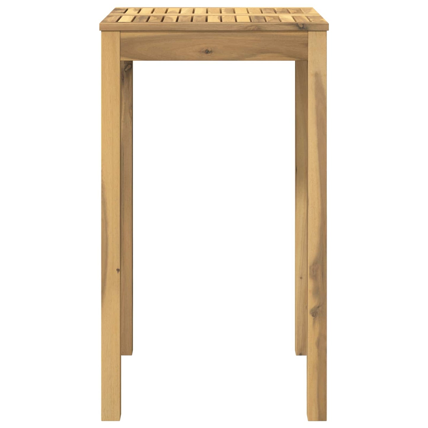 Garden Bar Table White 60 x 60.5 x 105 cm Solid Acacia Wood