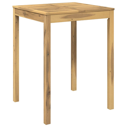 Garden Bar Table White 80 x 80.5 x 105 cm Solid Acacia Wood