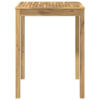 Garden Bar Table White 80 x 80.5 x 105 cm Solid Acacia Wood