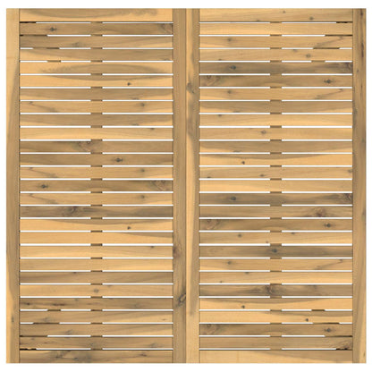 Garden Bar Table White 110 x 108.5 x 105 cm Solid Acacia Wood