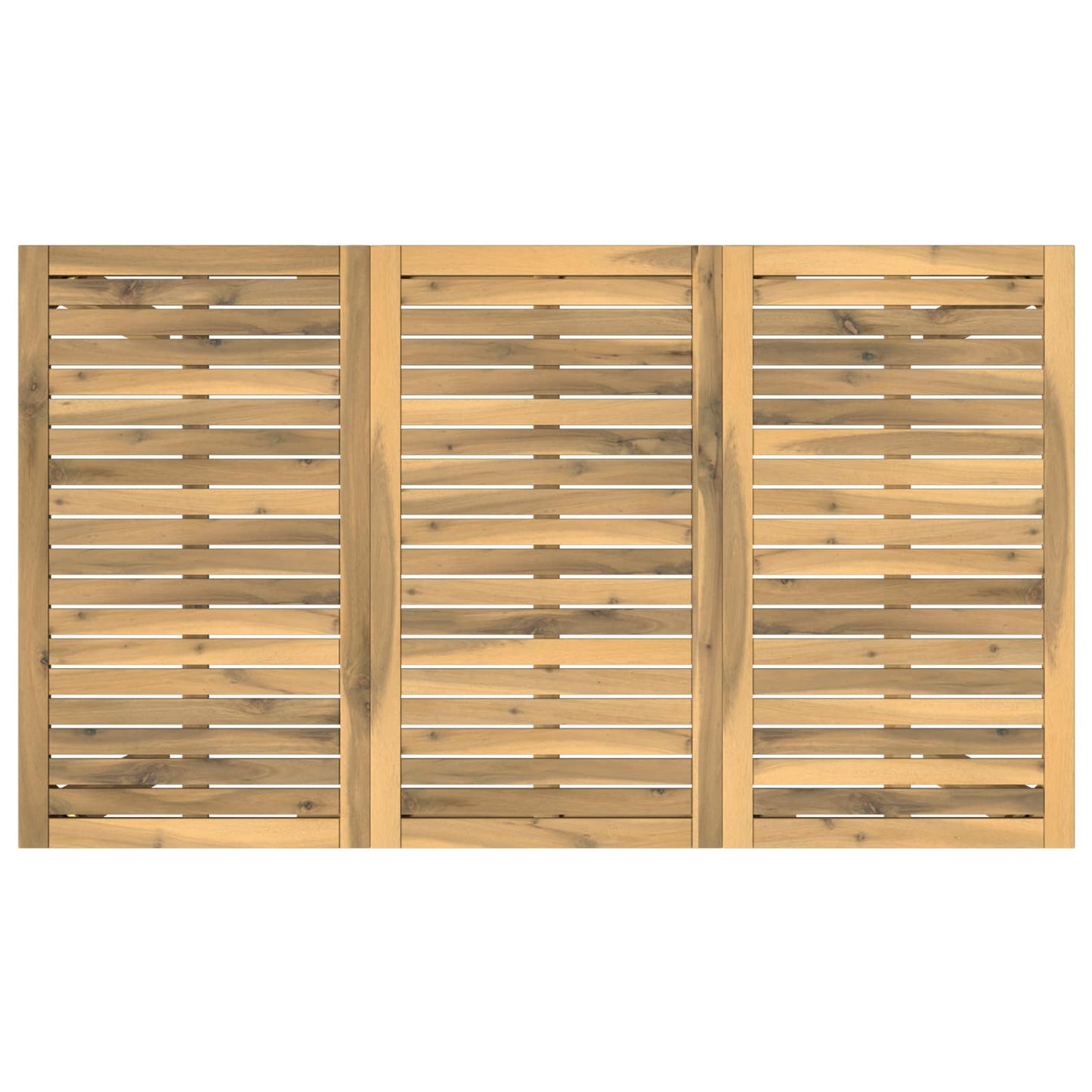 Garden Bar Table White 141 x 80.5 x 105 cm Solid Acacia Wood