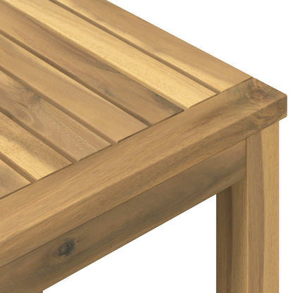 Garden Bar Table White 180 x 88.5 x 105 cm Solid Acacia Wood