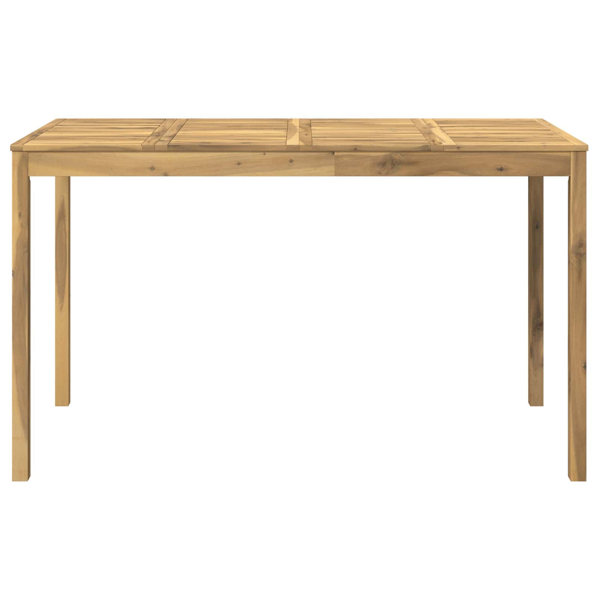 Garden Bar Table White 180 x 88.5 x 105 cm Solid Acacia Wood