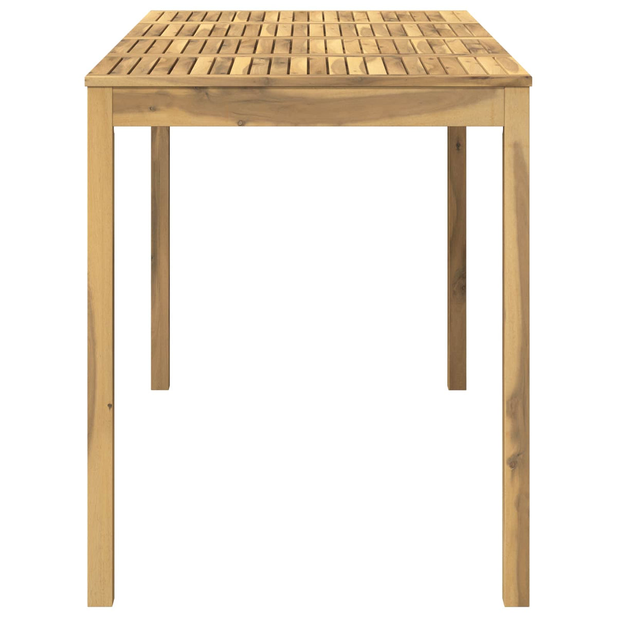Garden Bar Table White 180 x 88.5 x 105 cm Solid Acacia Wood