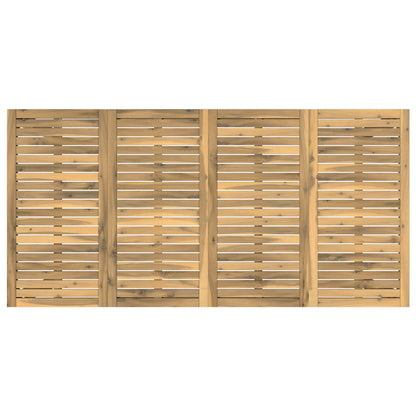 Garden Bar Table White 180 x 88.5 x 105 cm Solid Acacia Wood
