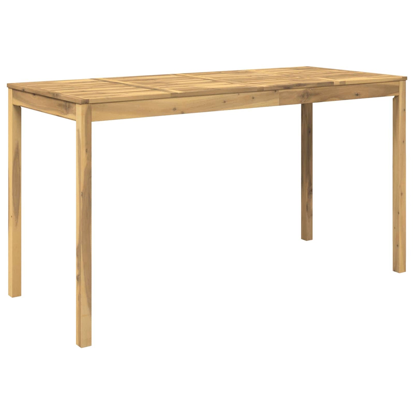 Garden Bar Table White 196 x 80.5 x 105 cm Solid Acacia Wood